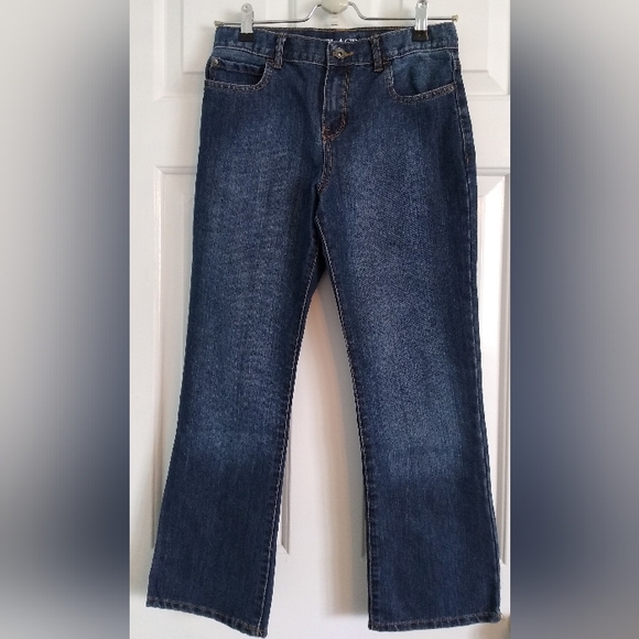 Lot of 4 Boys bootcut blue jeans sz 12 Husky - Picture 2 of 11